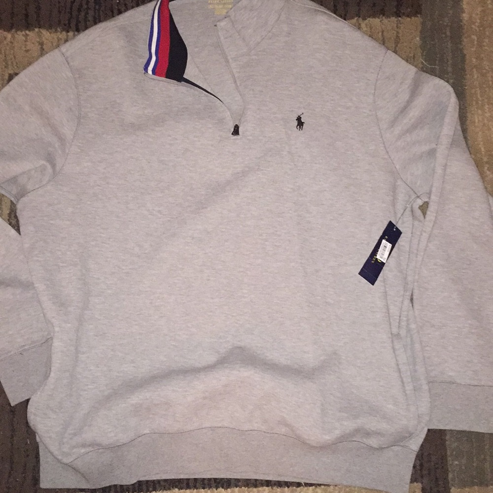 POLO Ralph Lauren pull-over collard sweatshirt